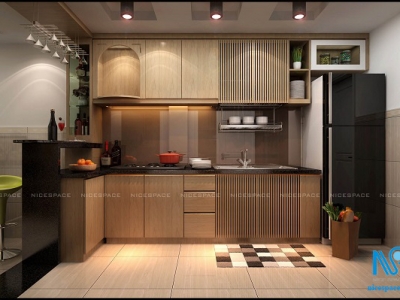 Giá Tủ Bếp Gỗ Sồi TPHCM Bao Nhiêu? Xưởng Nội Thất Giá Rẻ