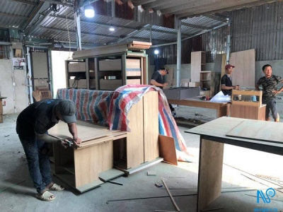 Xưởng Gỗ Xưởng Mộc Bình Chánh Gia Công Tủ Bếp Giá Rẻ